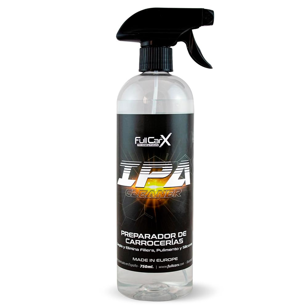 FULLCARX IPA 750ml Isopropylalkohol Auto Karosserie Vorbereiter, Reiniger Entfetter, Entfernt Reste von Autopolitur, Schmutz, Wachsen und Klebstoffen, Reinigung Detailing Professionelles Produkt von FULLCARX