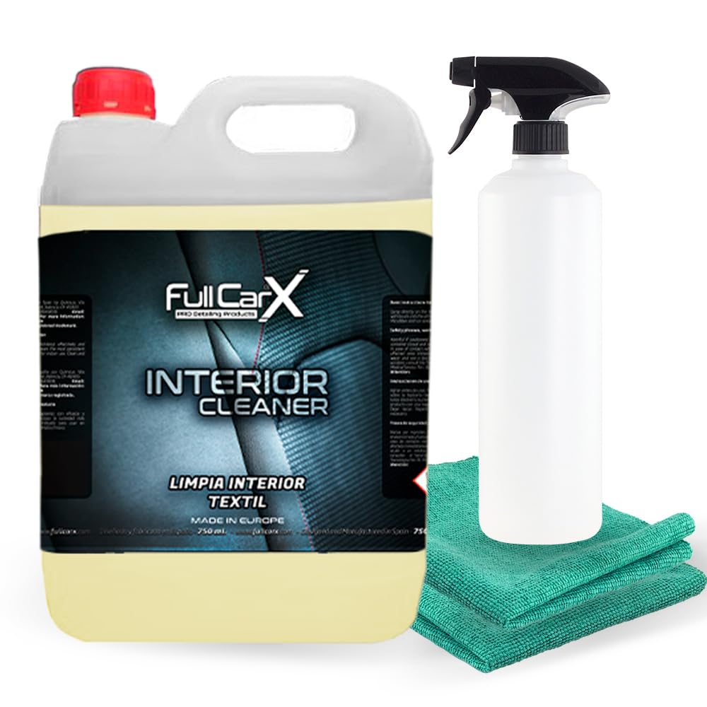 FULLCARX Interior Cleaner 5L Polsterreiniger Innenraum Auto, Entfernt Flecken, Leistungsstarker Autositz Reiniger Polster, Frisches Aroma ohne Gerüche, Reinigung Detailing Professionelles Produkt von FULLCARX