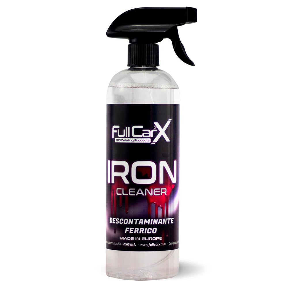 FULLCARX Iron Cleaner 750ml Felgenreiniger Auto Neutraler PH-Wert Säurefrei Materialschonend, Geeignet für Alufelgen Motorrad Stahlfelgen Chromfelgen, Reinigung Detailing Professionelles Produkt von FULLCARX