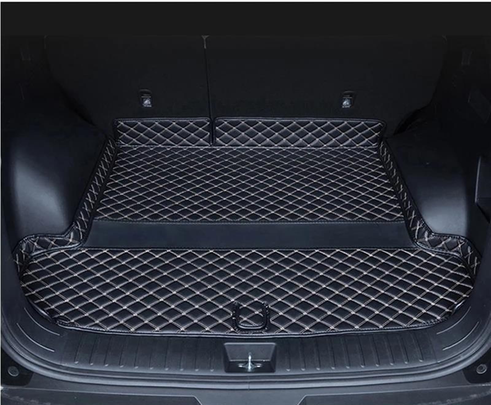 Kofferraum Schutzmatte Auto Stamm Schutz Matten Fracht Teppiche Abdeckung Pad Innen Boot Für Hyundai Für Tucson 2021-2023 Für NX4 N Linie Auto Schutzmatte(1 Stück) von FUNFOB