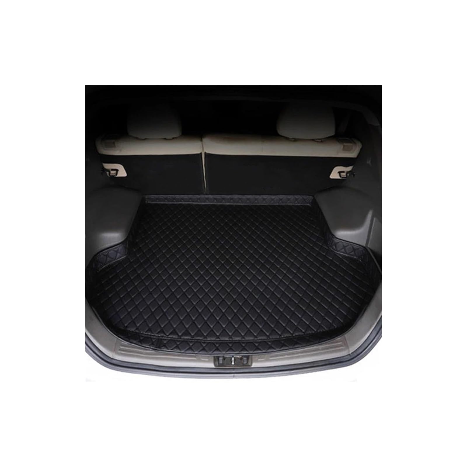 Kofferraum Schutzmatte Kofferraum Matte Für Tesla Für Modell 3 2019-2022 Hinten Cargo Abdeckung Teppich Liner Schwanz Boot Gepäck Pad Auto Schutzmatte(1Main Mat) von FUNFOB