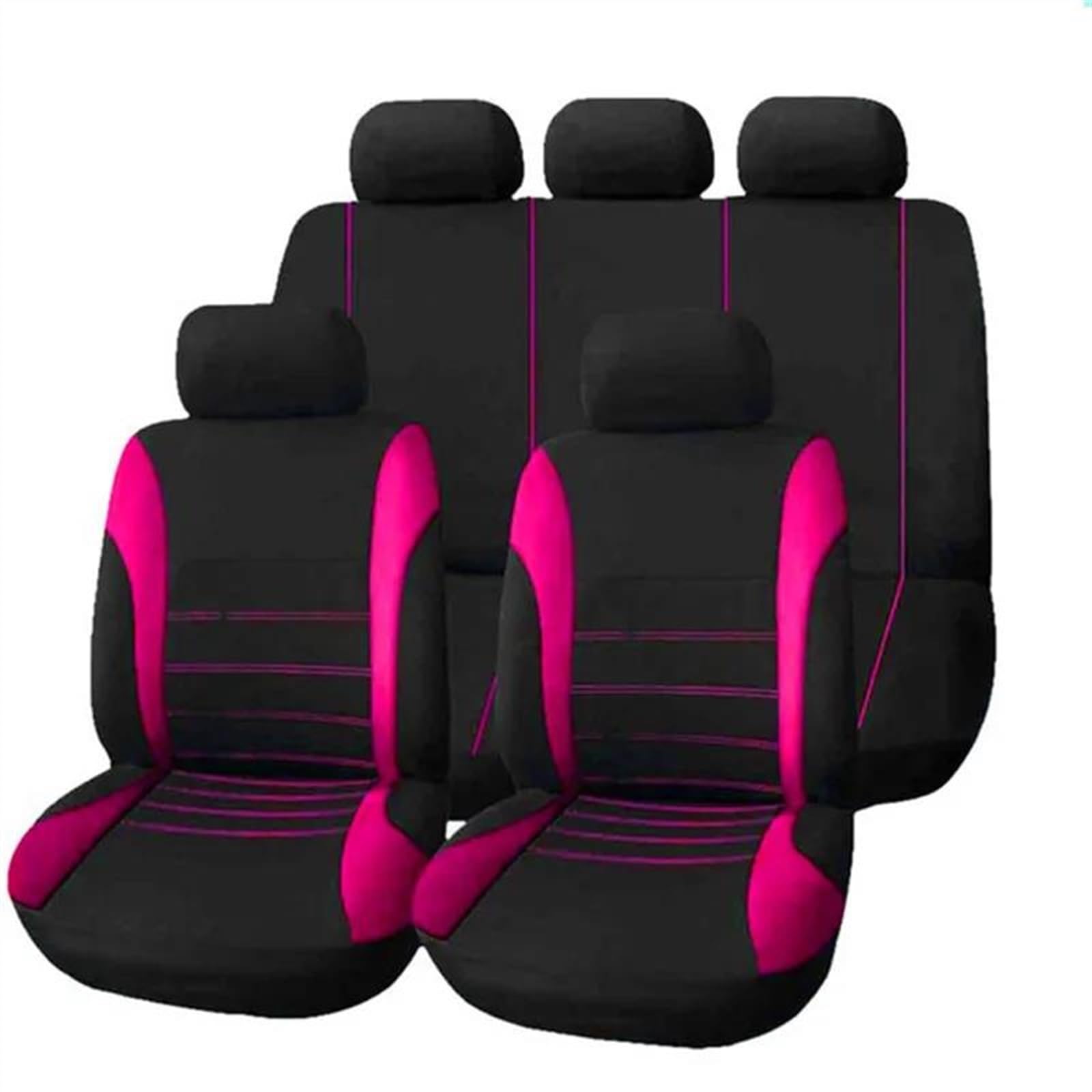 Sitzbezügesets Für Suzuki Für Alto Auto Sitzbezug Autositzschutz Gekämmte Baumwolle Autositzbezug Auto Schonbezug Schoner (Farbe : Rose Red) von FUNFOB