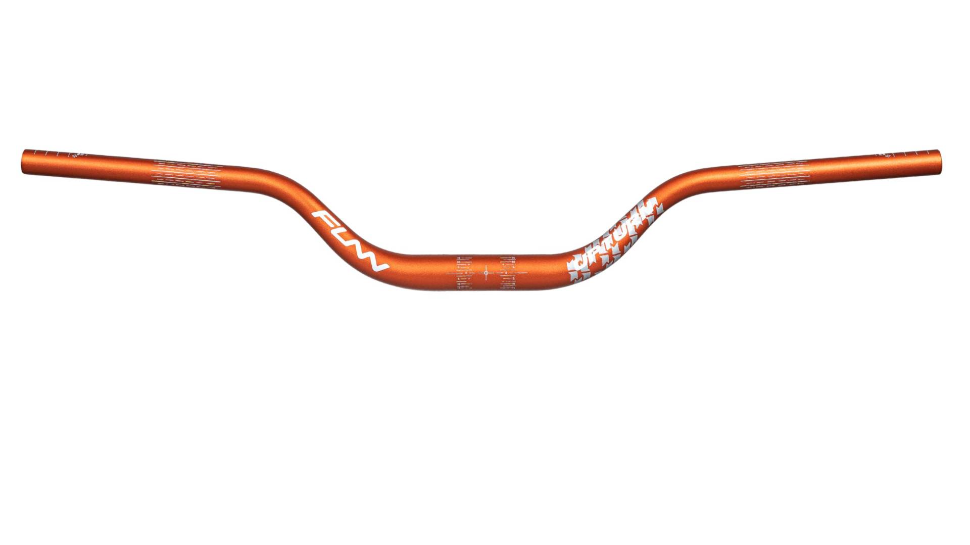 Funn Upturn Hochgelegener Mountainbike-Lenker mit 31,8mm Klemmbreite und 785mm Breite, langlebiger und leichter Legierungs-Riser-Lenker für MTB und BMX, 75mm Erhöhung (Orange) von FUNN