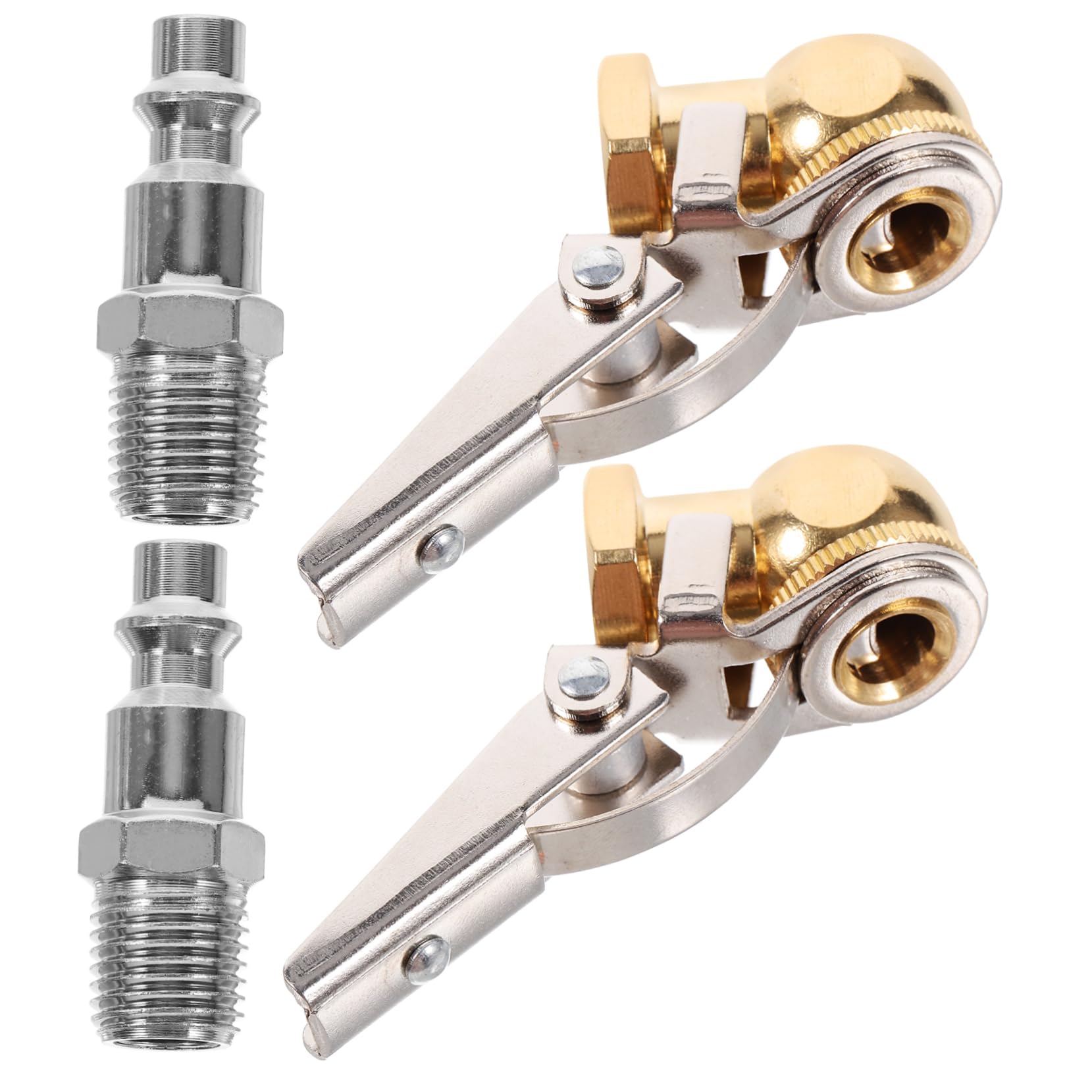 FUNOMOCYA 2 Sets Reifenfüller Lock Air Chuck Innengewinde Reifenluftpumpe Ventiladapter Mit Verzinktem Amerikanischen Stecker Für Sicheres Aufpumpen Von Reifen von FUNOMOCYA