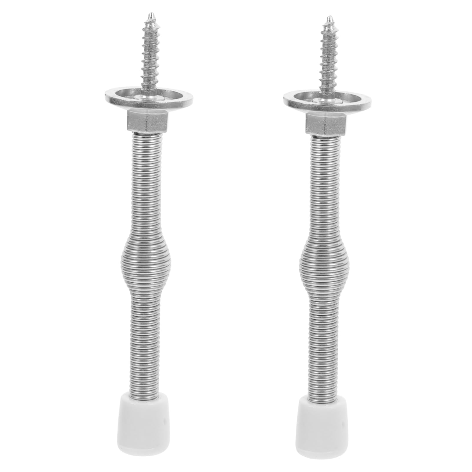 FUNOMOCYA 2er Set Schwerlast Türstopper Feder Türstopper Für Bodenmontage Verstellbare Türstopper Für Und Metalltüren Nickel Ideal Für Den Einsatz Als Türpuffer Und von FUNOMOCYA