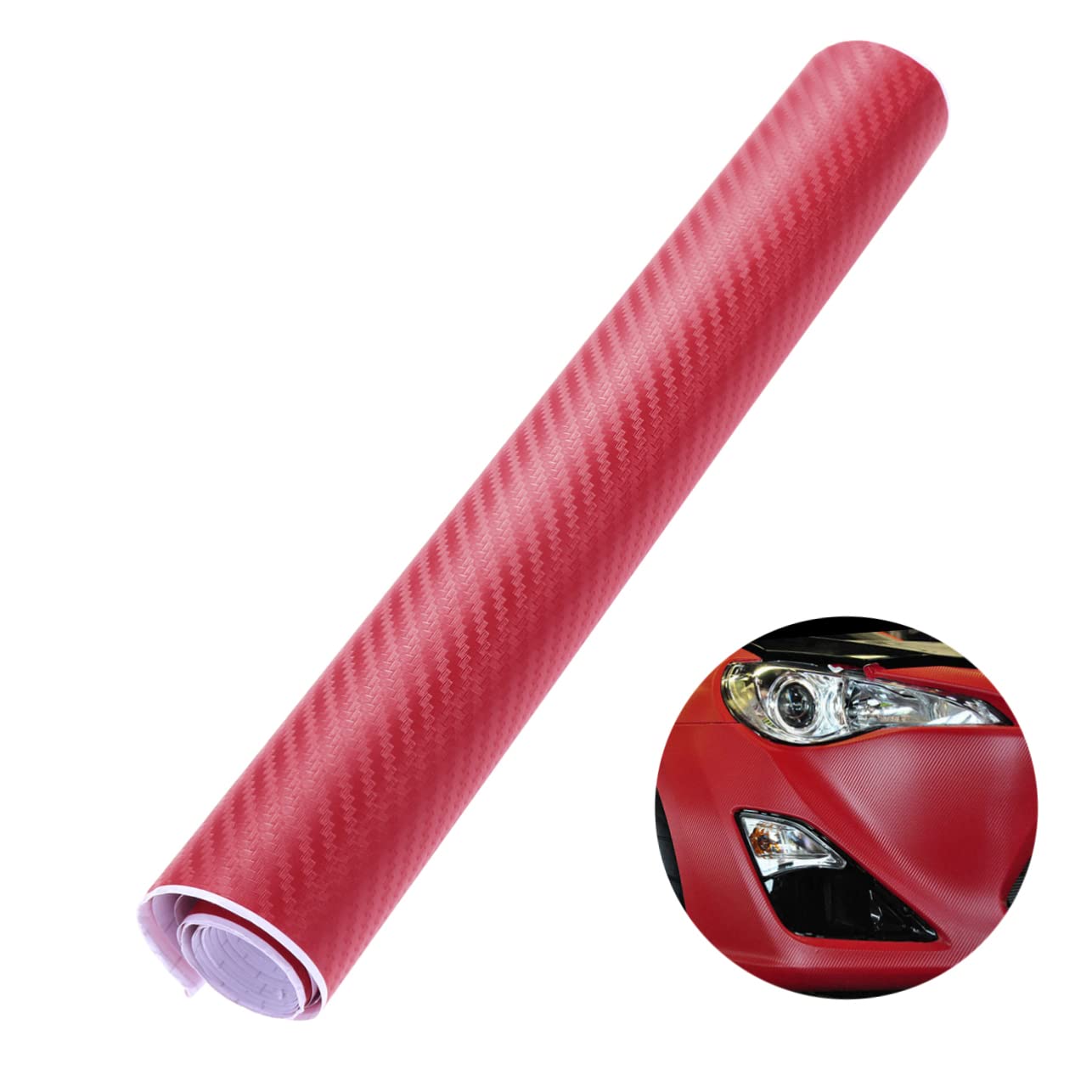 FUNOMOCYA 3D Carbonfaser Folie Auto Wrap Dekorationsfolie Selbstklebend Hochwertige Fahrzeugfolierung Perfekt Für Autos Motorräder Und Mehr von FUNOMOCYA