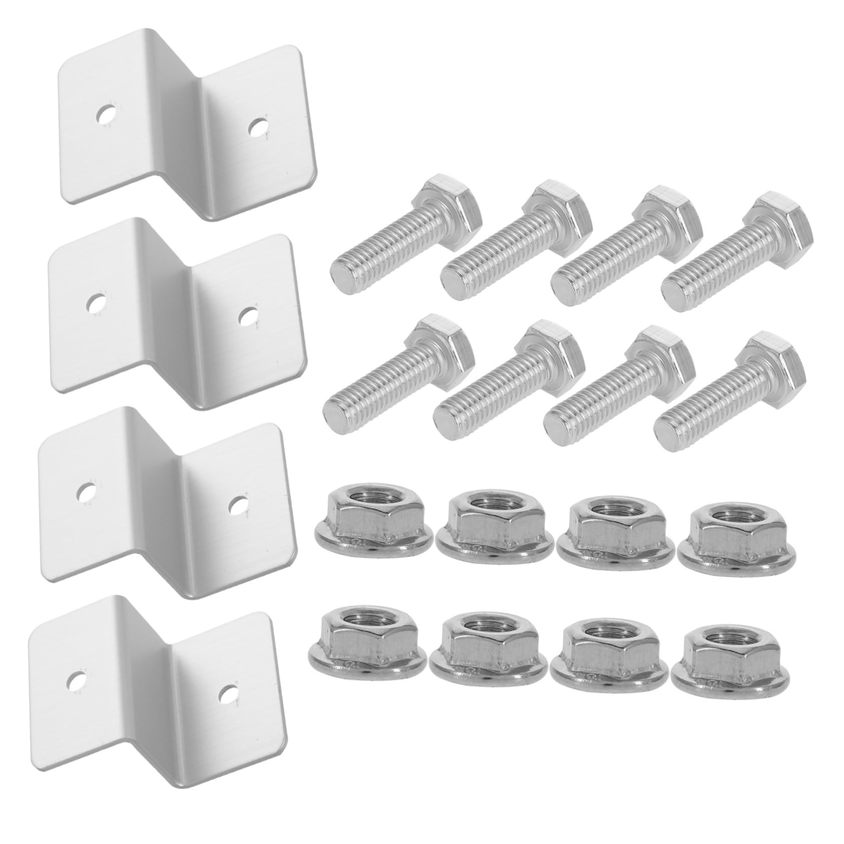 FUNOMOCYA 4-teilige Solarpanel-montagehalterungen, Solarpanel-montagehalterung, Solarpanel-z-halterungen, Wohnmobil-solarpanel-unterstützung, Solarpanel-montagesatz von FUNOMOCYA
