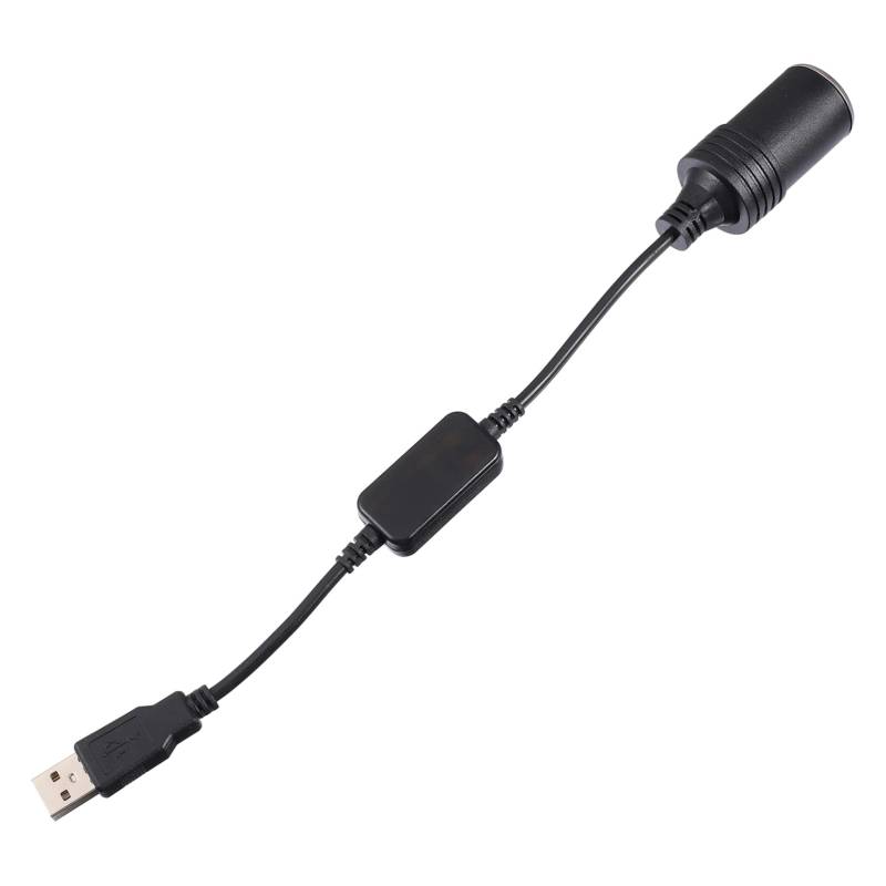 FUNOMOCYA 5V USB Zu 12V Zigarettenanzünder Konverter Adapterkabel Für Geräteanschluss Ideal Für Autozubehör Und Mobile Anwendungen 15 Meter Robust Und Flexibel von FUNOMOCYA