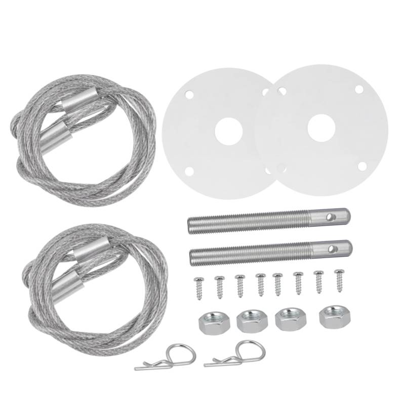 FUNOMOCYA Haube Pin Lock Set Mit Zubehör Pin Platte Und Sleeve Pin Lock Für Auto Rennsport Hochwertige Verarbeitung Für Verbesserten Fahrzeugschutz von FUNOMOCYA