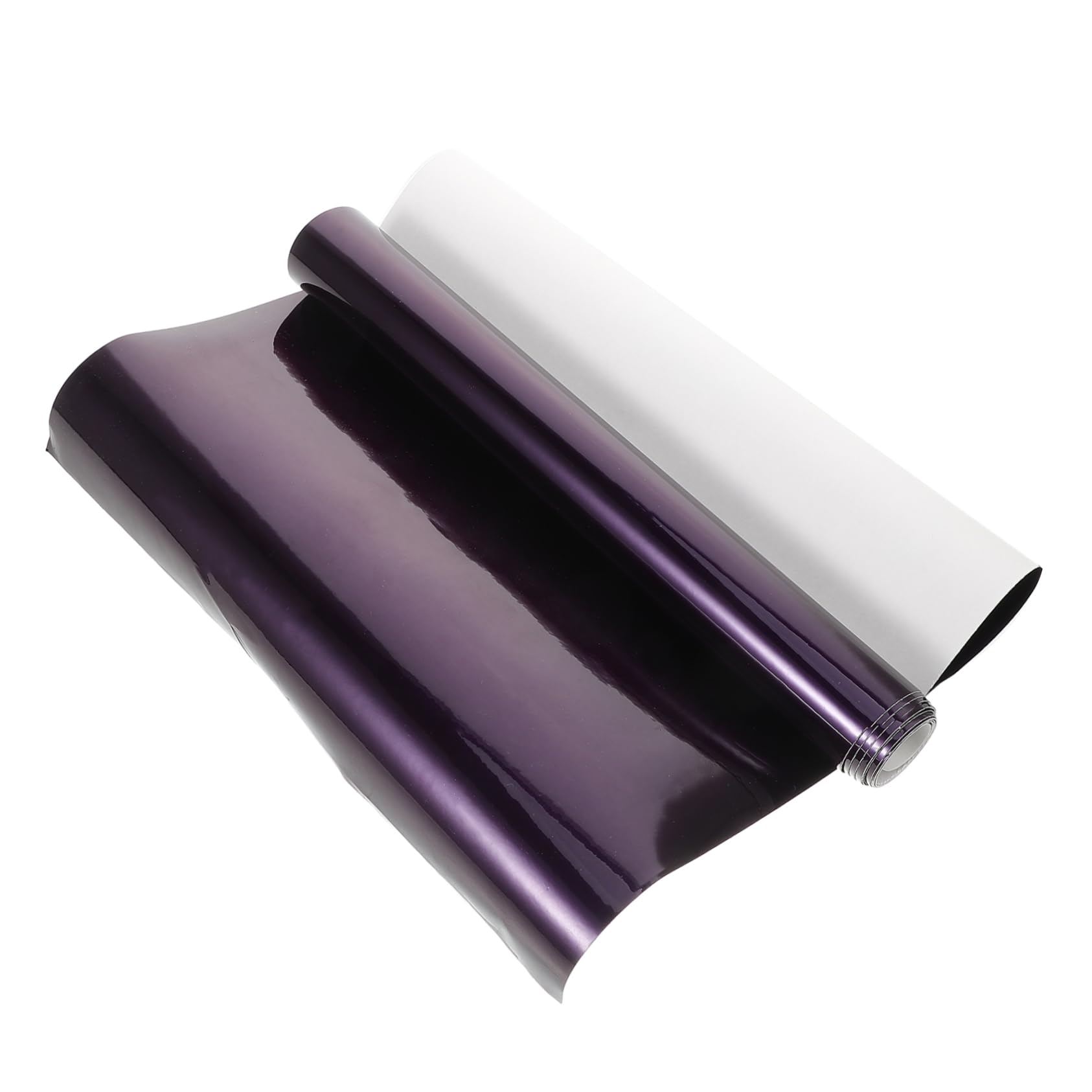 FUNOMOCYA Metallisch Violette Autofolie, Vinylrolle, Hochglänzende, Vollständige Fahrzeugfolie, Selbstklebende Automobil-vinylfolie Zum Schutz Der Karosserie von FUNOMOCYA