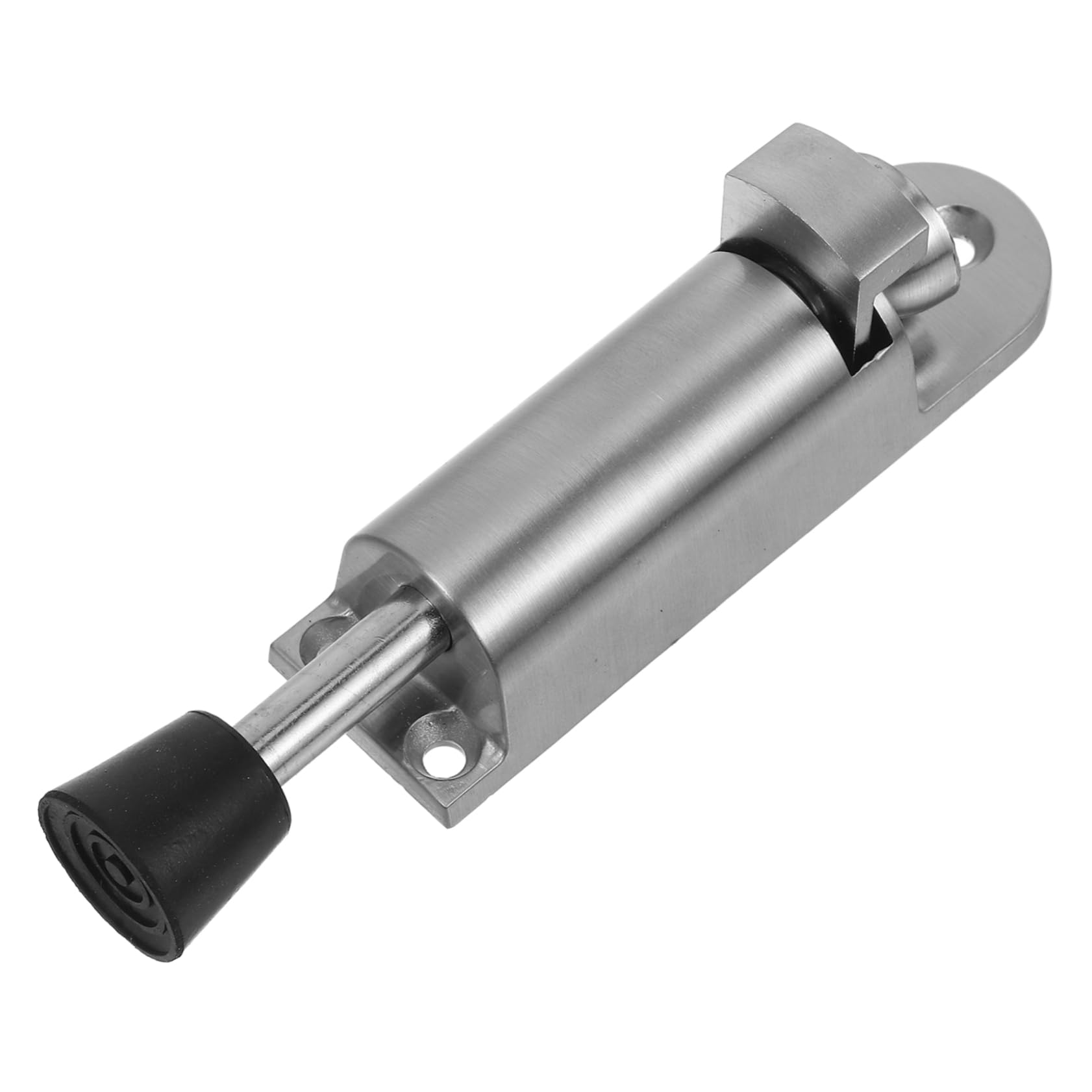 FUNOMOCYA Robuster Fußbetriebener Türstopper Aus Federbelasteter Türhalter Für Zuhause Und Büro Der Türen Offen Hält Wandmontage Freier Türstopper Gebürstetem Nickel von FUNOMOCYA