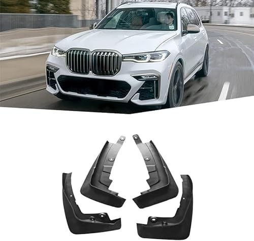 4 Stück Auto Schmutzfänger für BMW X7 G07 2018-2022, Spritzschutz Kotflügel Vorne Hinten Anti-Sand Splash Schutz Schlamm Flaps Zubehör von FUNSIE