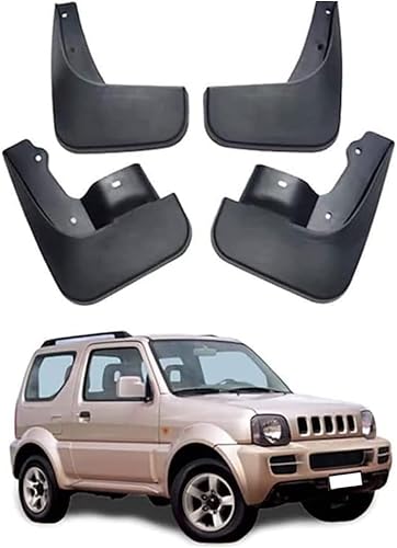 4Pcs Auto Schmutzfänger für Suzuki Jimny 2005-2018, Schmutzfänger Vorne Hinten Fender Spritzschutz Auto Kotflügel Styling Zubehör von FUNSIE