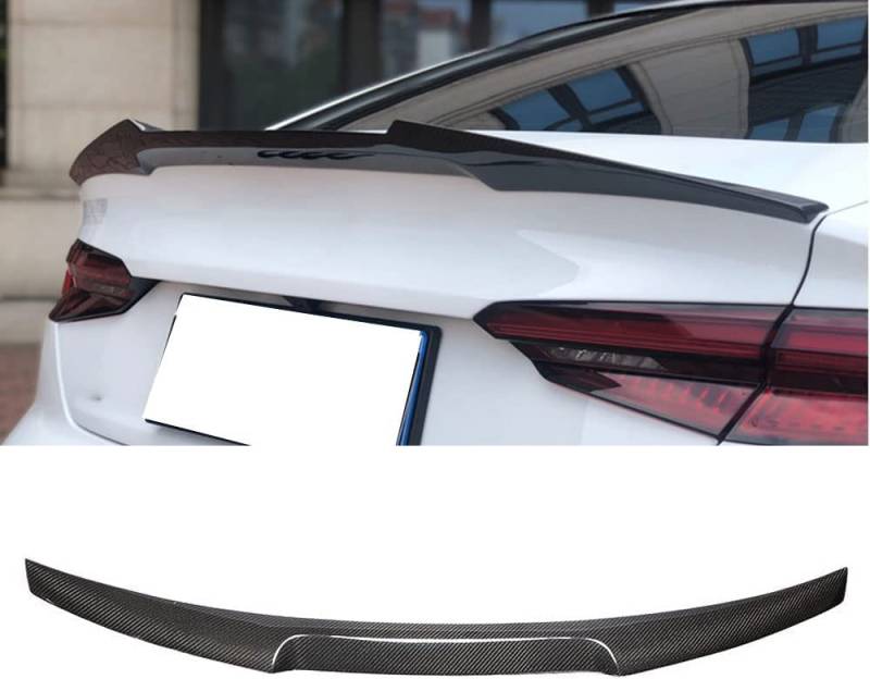 Auto Heckspoiler Spoiler für Audi A5 Sline S5 Sedan 2017-2019, Kofferraum Spoiler Dachspoiler spoilerflügel Außenlippendekorationszubehör von FUNSIE