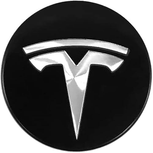 4 Stück für Tesla Model 3/X/S/Y,64mm 60mm Auto Nabendeckel Radkappen Radnabenkappen Radnabenabdeckung Nabenkappen Felgendeckel Radnabendeck,64 von FURLOU