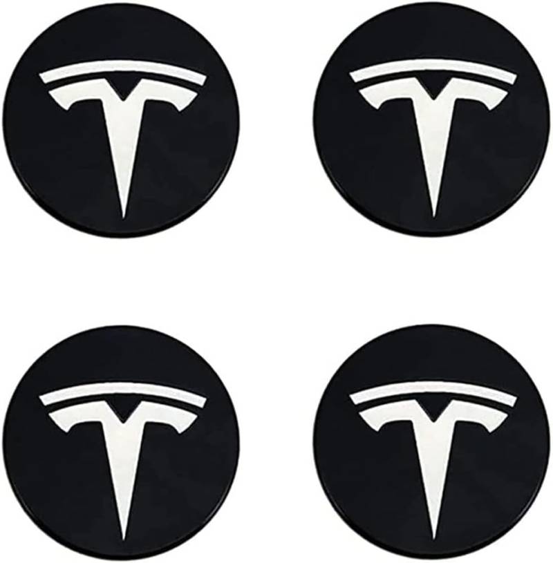 4 Stück für Tesla Model 3 X 69mm Auto Nabendeckel Radkappen Radnabenkappen Radnabenabdeckung Nabenkappen Felgendeckel Radnabendeck von FURLOU