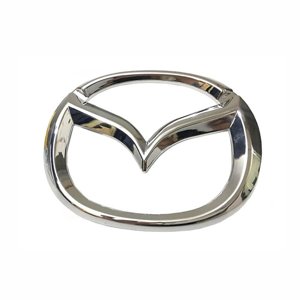 Auto Embleme Für Mazda 3 2003-2009,Heckkoffer Emblem Logo Abdeckung Abzeichen Aufkleber Selbstklebend Karosserie Styling Anbauteile Zubehör,9.5 * 7.4cm von FURLOU