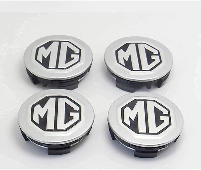 Auto Nabenkappen für MG MG4 2022-2023 56mm,Reifen Felgen Zubehör Radnaben Nabenkappen Nabendeckel Radnabenabdeckung Felgenkappen Radkappe Logo von IUSOT