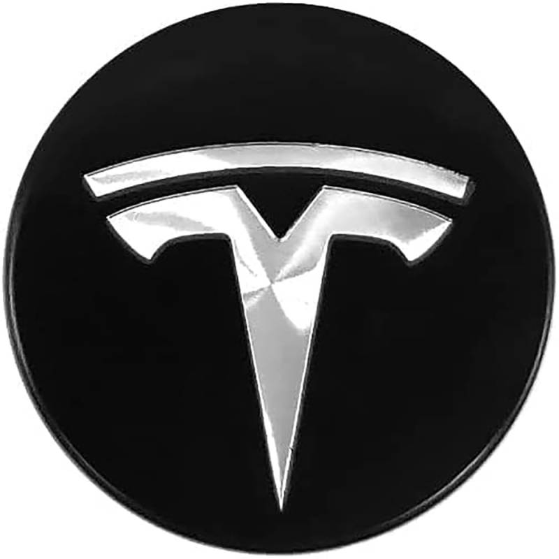 Auto Nabenkappen für Tesla Model 3/X/S/Y,64mm,Radnaben Ersatzrad Abdeckungen Felgendeckel Radnabenabdeckung Radmutterkappen Wasserdicht Felgen Zubehör,64mm von FURLOU