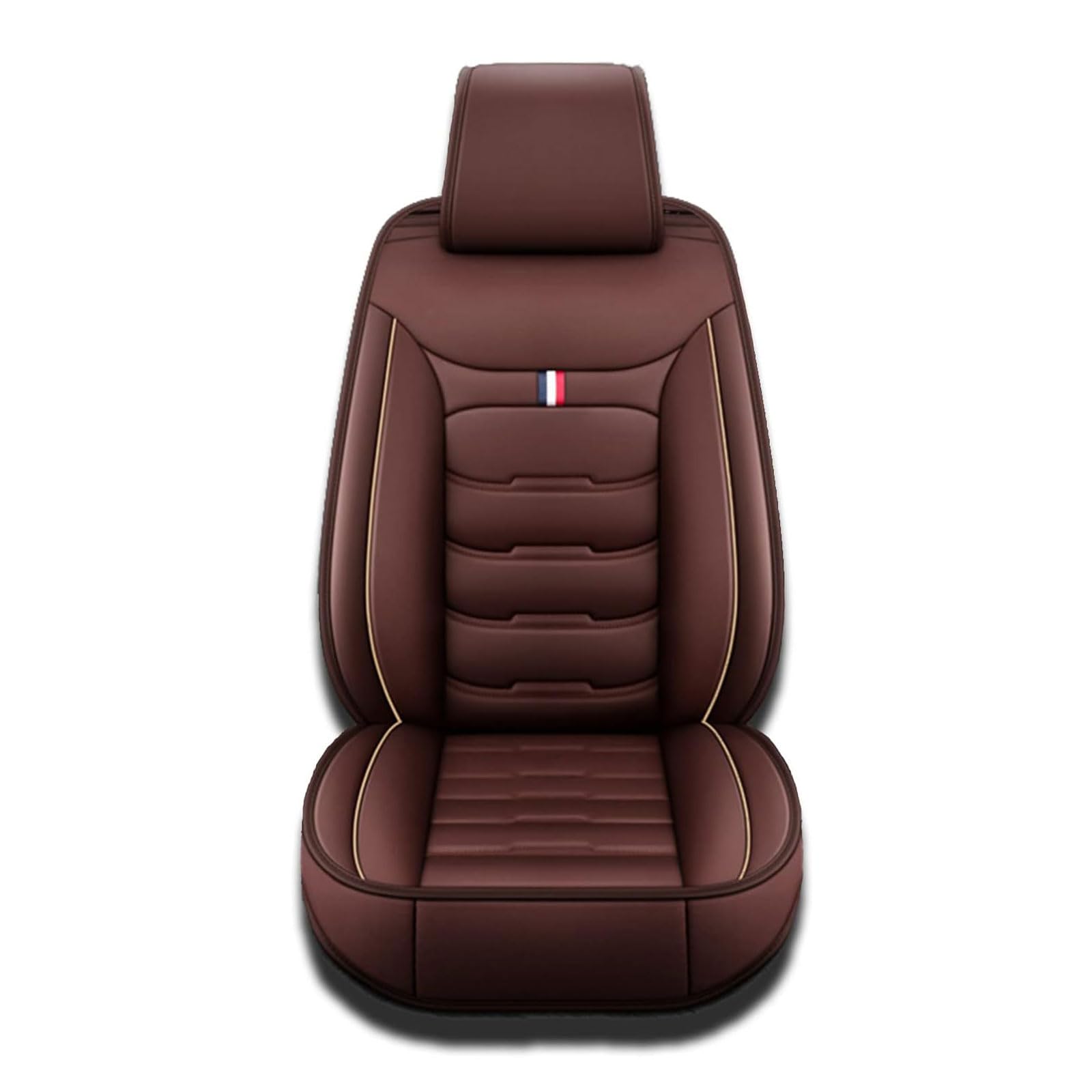 FURLOU Autositzbezüge für Mercedes Benz Classe GLK GLK 300 X204/ GLK 220 2008-2015, Custom 5 Sitze Leder Sitzbezüge Auto Seat Cover Sets Sitzbezug, Auto Innenraum Zubehör,Coffee von FURLOU