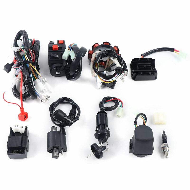 Komplette Elektro Kabel Kabelbaum Gleichrichter CDI für ATV QUAD 150-250 300CC von FUROMG