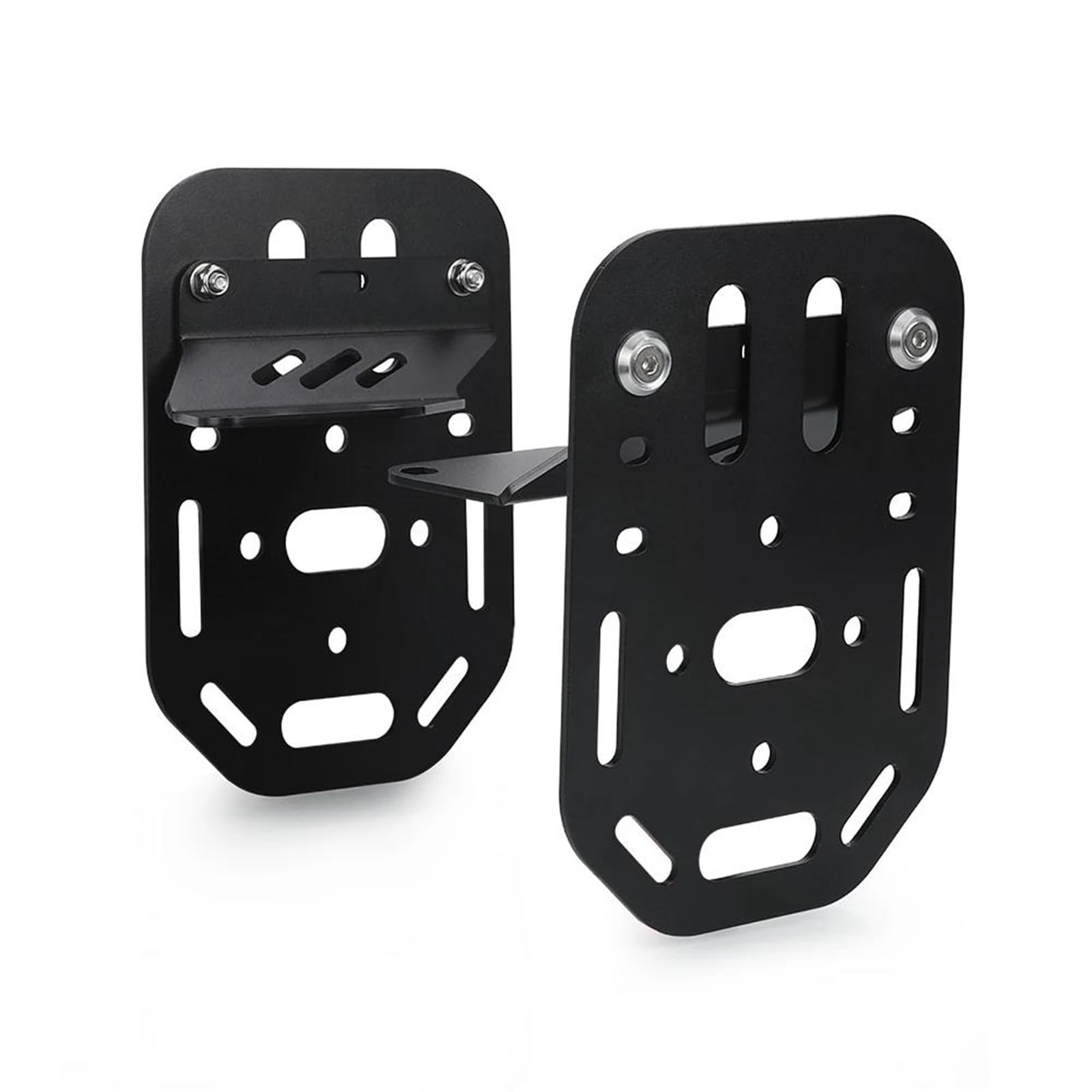 Gepäckträger Für Svartpilen 125 200 250 401 Für Vitpilen 250 401 2018-2023 2024 Motorrad-Seitentaschen-Rack & Heckgepäckträger-Set Motorrad Gepäckträger(B Black) von FURREN