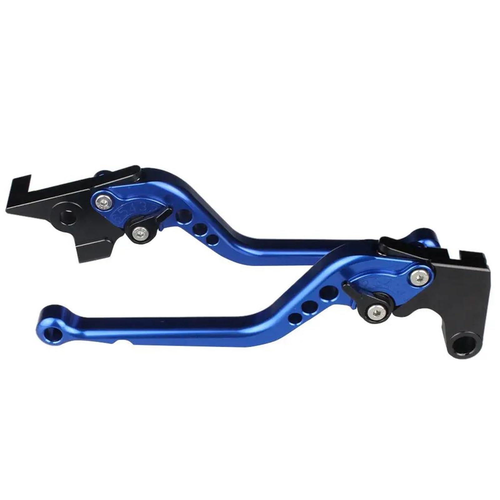 Einstellbar Zusammenklappbar Ausziehbar Für 690 Enduro R 2014–2020, 3D-Verstellbarer CNC-Motorrad-Bremshebel, Zubehör, Motorrad-Bremskupplungshebel Bremsgriff(Long Blue) von FUTWIZ