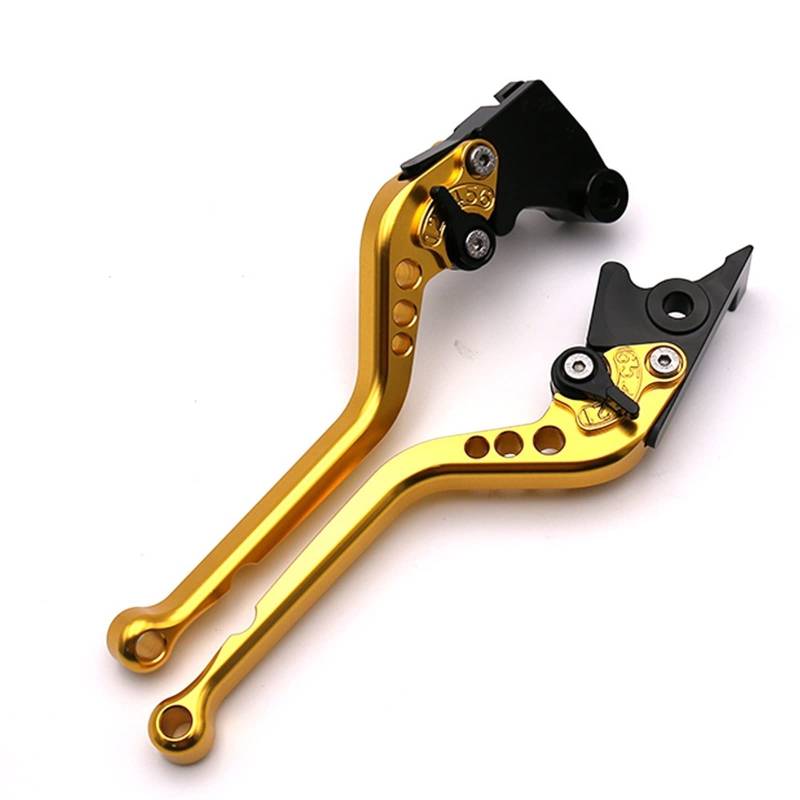 Einstellbar Zusammenklappbar Ausziehbar Supermoto Lange/Kurze Bremskupplungshebel Für Super Duke Für 1290 GT 2014–2022 990 2005 2006–2013 1190 RC8 RS RC8R Bremsgriff(Long Gold) von FUTWIZ