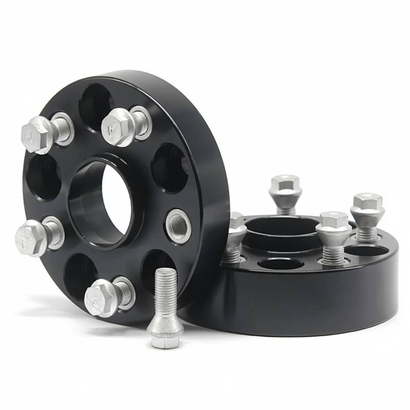 Lug Wheel Spacers 2 Stück 25/30/35/40/45 Mm Spurverbreiterung Adapter + M14x1.5 Kappen Schrauben PCD 5x120 CB72.56mm Wheel Spacers Wheel Spacers Power(40MM) von FUTWIZ