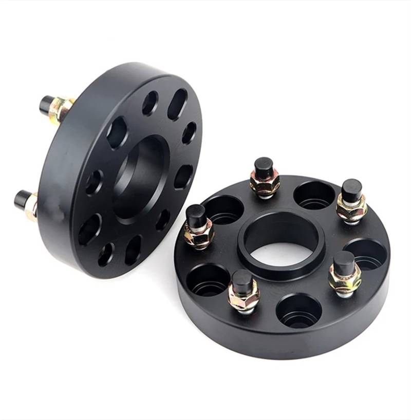 Lug Wheel Spacers 2 Stück 25/30/35/40mm Spurverbreiterung Adapter PCD 5x139,7 CB 95,3mm 5 Lug Für Kia Für Sorento M12x1.5 Wheel Spacers Wheel Spacers Power(2PCS 50mm Black) von FUTWIZ