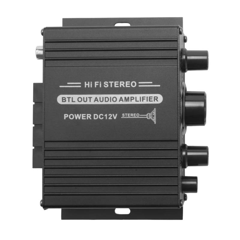 FUWIND 12V Mini Audio Power Auto VerstäRker Digitaler Audio EmpfäNger AMP Dual Kanal 20W + 20W Bass Verdreifachen HöHen Regler für zu Hause von FUWIND