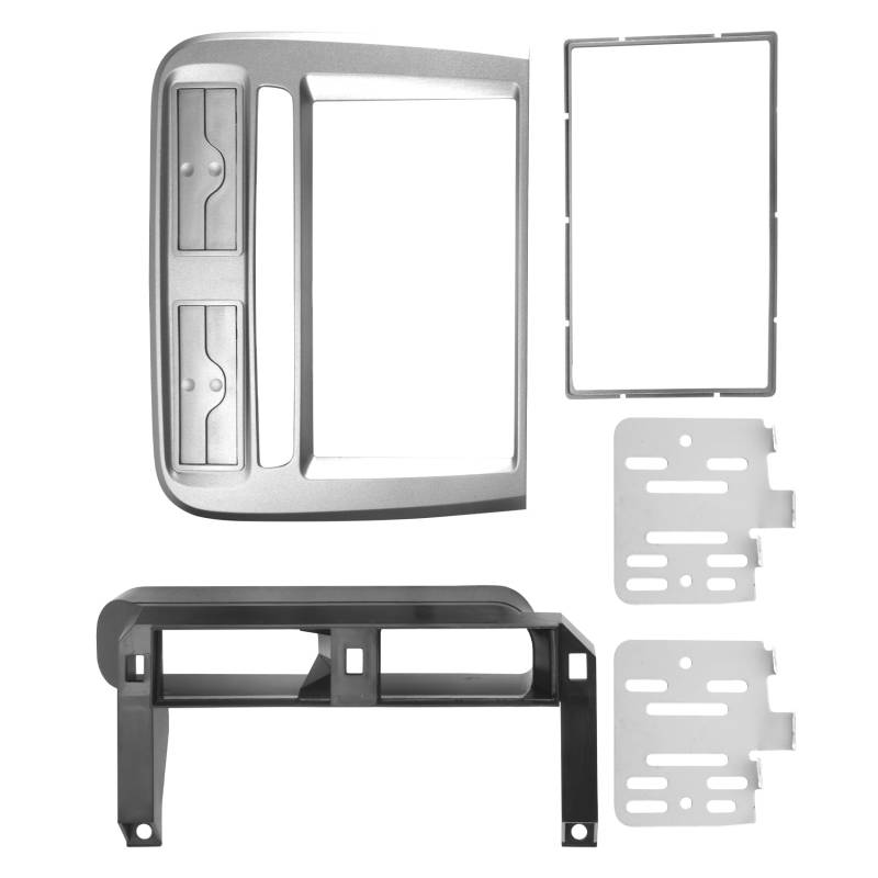 FUWIND 2 Din Auto Radio Fascia Passen für Grand Punto 2005-2009 des Linken Rad Armaturen Bretts Einbau Rahmen Rahmen Stereo Kit von FUWIND