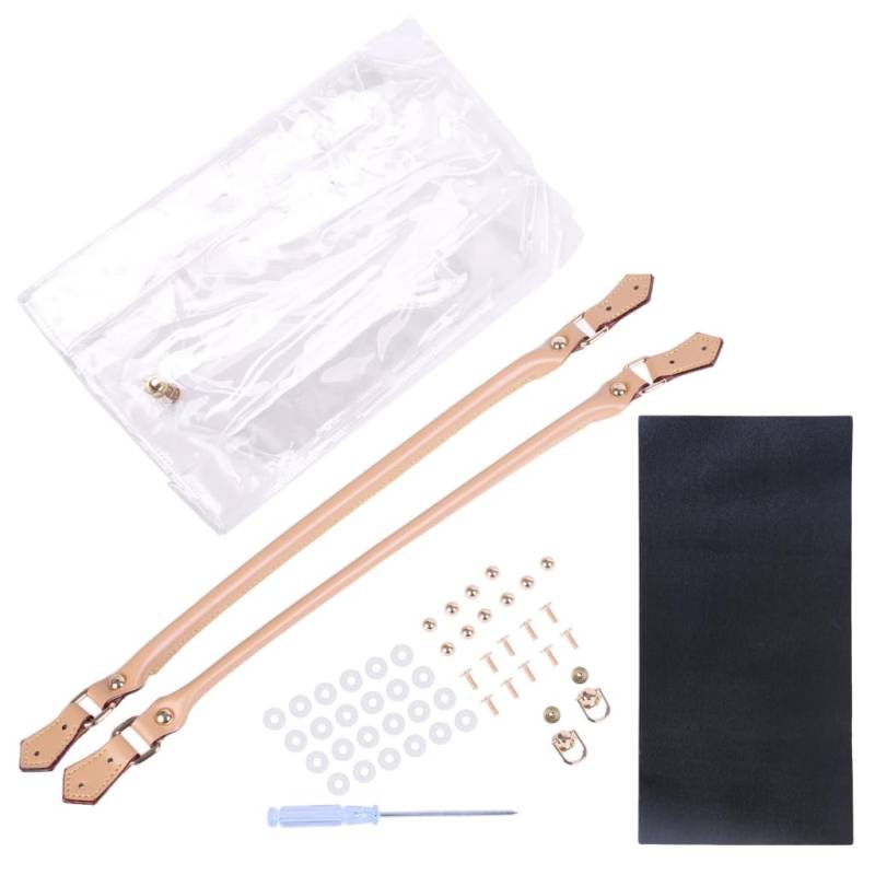 FUXIU Transparentes PVC DIY Tasche Handtasche Making Kit Handgemachte Geschenktüten Handwerk Zubehör Werkzeugset Geburtstag Urlaub von FUXIU