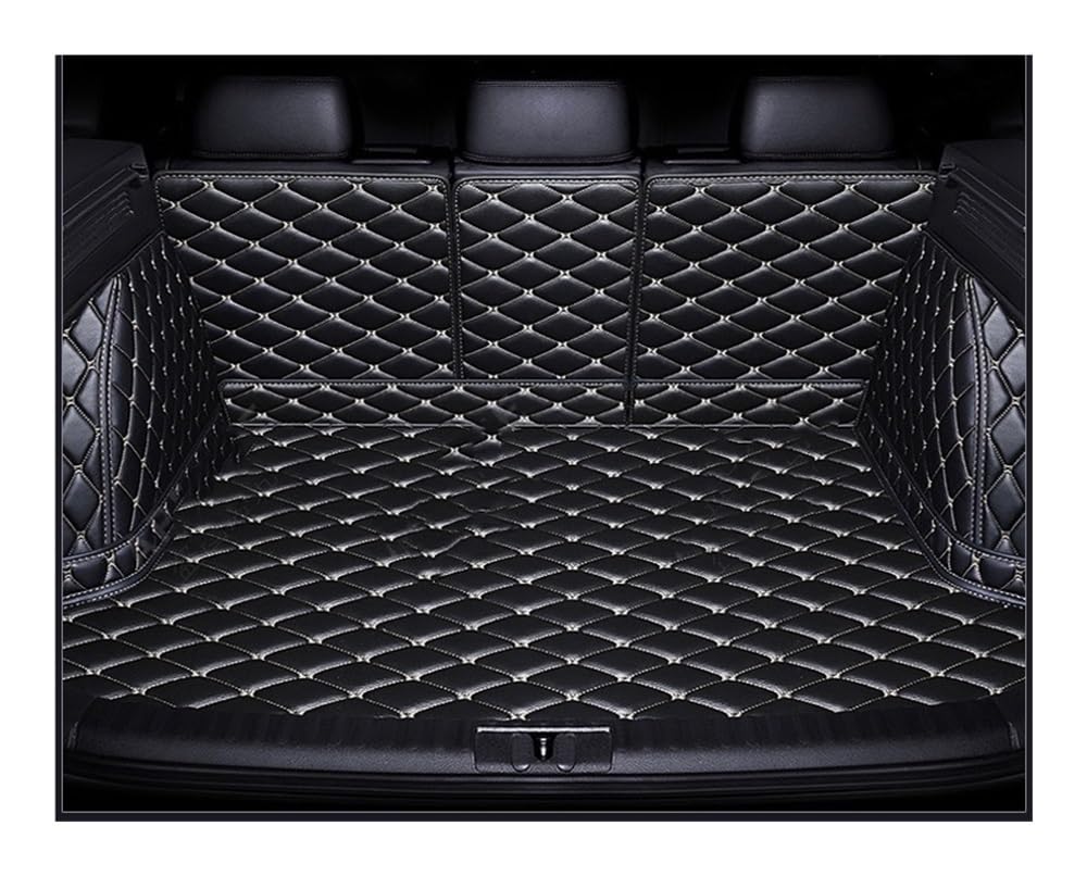 Auto-Gummimatte Auto Full Coverage Kofferraummatte Für Peugeot 2007 2008 2009 2010 2011 2012 2013 2014 Auto Kofferraumabdeckung Pad Cargo Liner Innenschutz Zubehör von FUYRHP