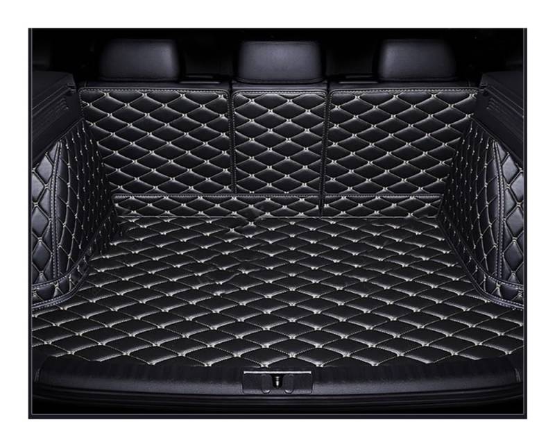 Auto-Gummimatte Auto Full Coverage Kofferraummatte Für Peugeot 2007 2008 2009 2010 2011 2012 2013 2014 Auto Kofferraumabdeckung Pad Cargo Liner Innenschutz Zubehör von FUYRHP