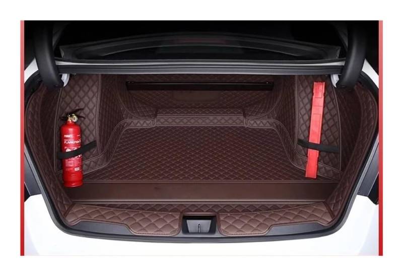 Auto-Gummimatte Auto Hinten Stamm Matten Für Civic 11th Gen FE FL 2021 2022 2023 2024 Limousine PU Cargo-Liner Teppich Boot Teppich Auto Zubehör von FUYRHP