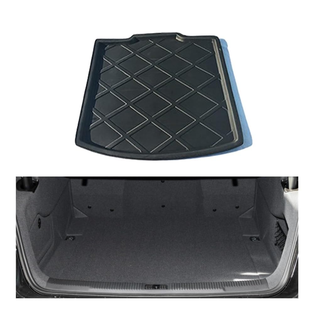 Auto-Gummimatte Auto Kofferraum Matte Für A6 C7 Limousine 2012 2013 2014 2015 2016 2017 2018 Liner Fach Pad Raum Boot Lade Abdeckung Zubehör von FUYRHP