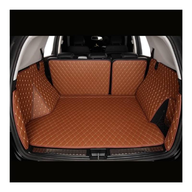 Auto-Gummimatte Auto Stamm Matten Für Tucson NX4 2022 2023 LWB Lange Radstand Auto Zubehör Cargo-Liner Auto Boot Teppich von FUYRHP