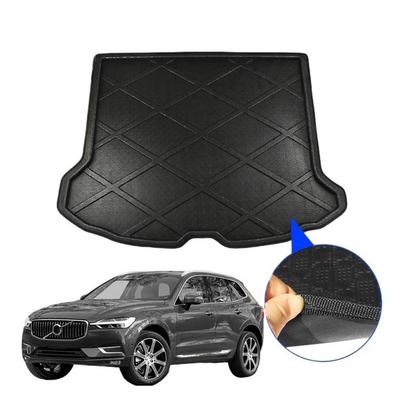 Auto-Gummimatte Auto Zubehör Schwanz Trunk Mat Boot Tablett Liner Gepäck Schlamm Teppich Fracht Pad Für Volvo Für XC60 2009-2012 2013 2014 2015 2016 2017 von FUYRHP