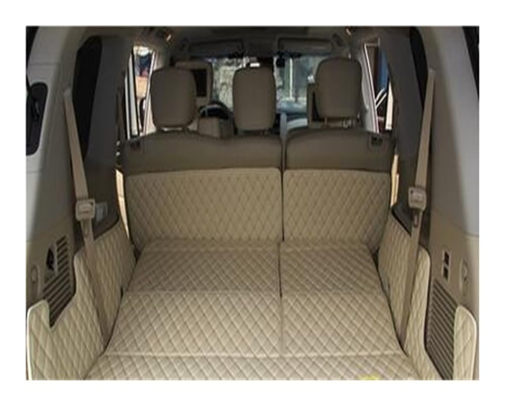 Auto-Gummimatte Beste Matten Kofferraummatte Für Infiniti QX80 8 Sitze 2013 Cargo Liner Kofferraum Teppiche Styling von FUYRHP