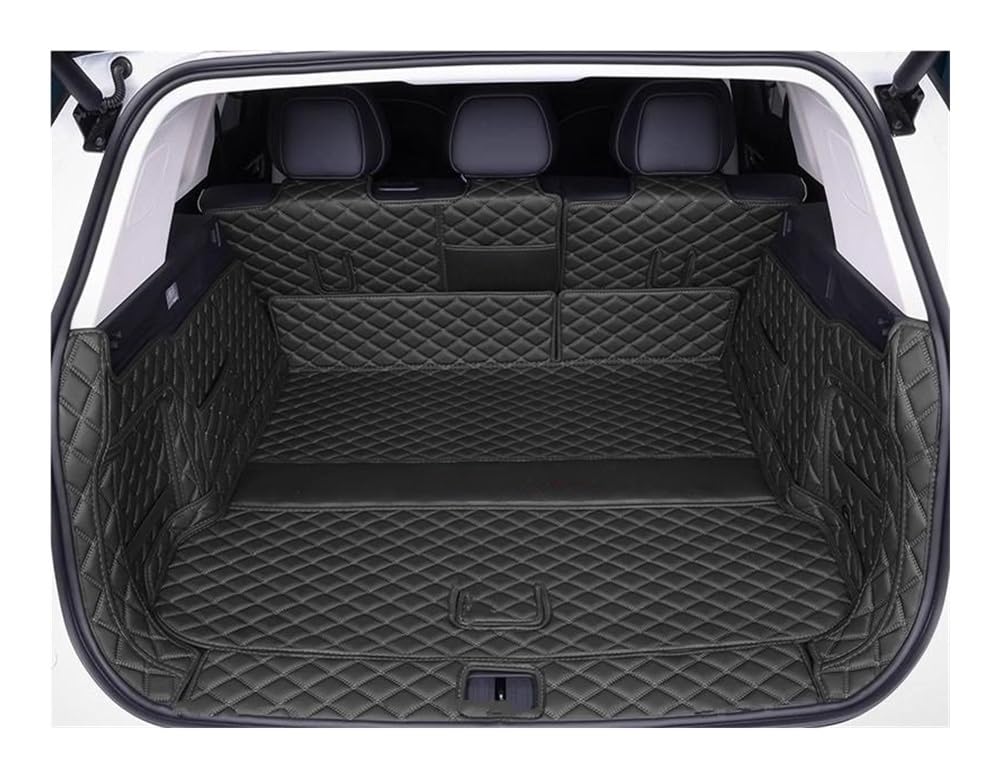 Auto-Gummimatte Für JAECOO J8 2023 2024 Für Tiggo 9 5/7 Sitz Auto Boot Mat Hinten Stamm Liner Cargo-Leder Boden Teppich Fach Schutz Zubehör Matte von FUYRHP