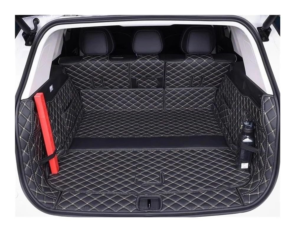 Auto-Gummimatte Für JAECOO J8 2023 2024 Für Tiggo 9 5/7 Sitz Auto Boot Mat Hinten Stamm Liner Cargo-Leder Boden Teppich Fach Schutz Zubehör Matte von FUYRHP