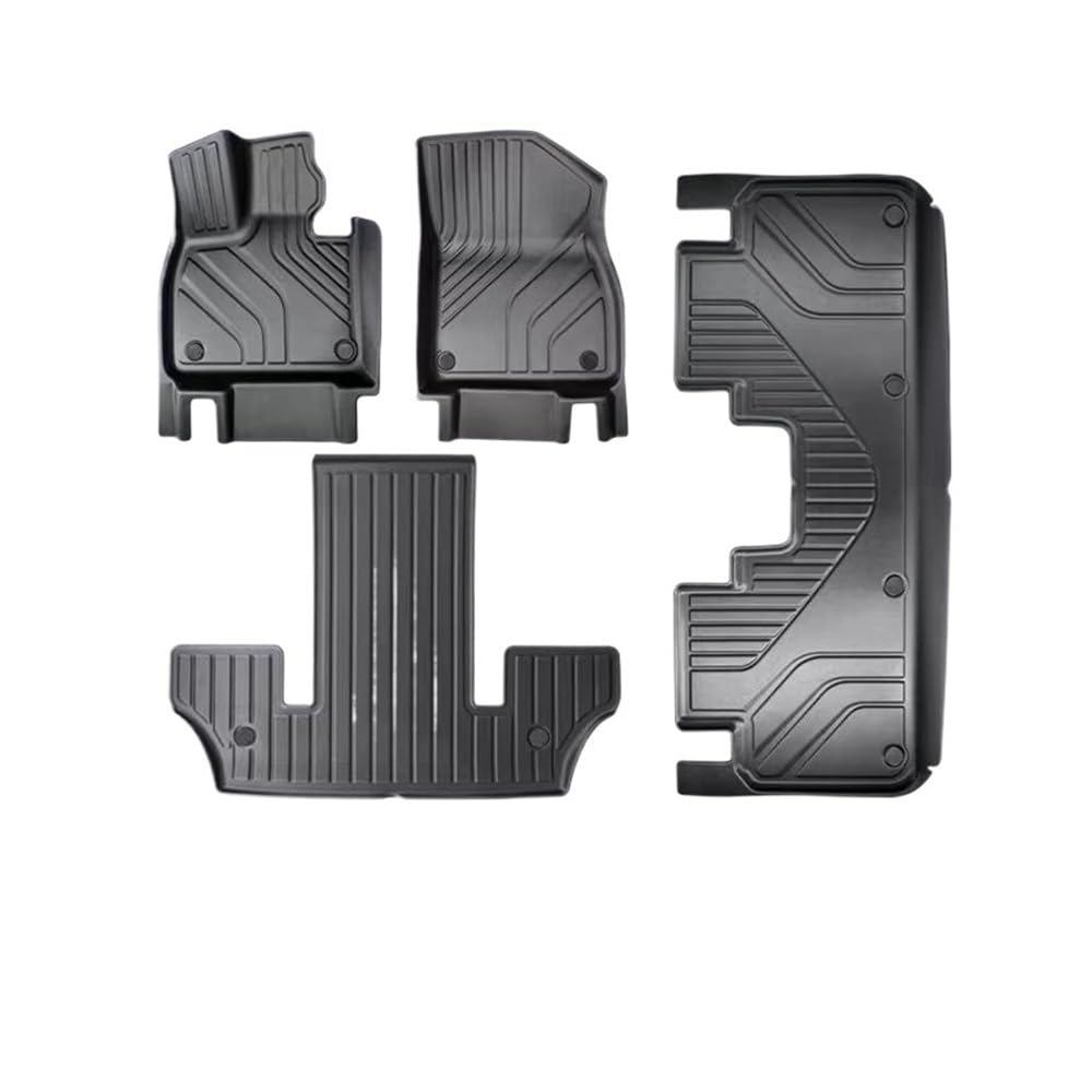 Auto-Gummimatte Für Lixiang L9 2023 2022 Auto Styling Fußmatten Schicht PU Fuß Pad Stamm Matte Innen Floorliner Zubehör von FUYRHP