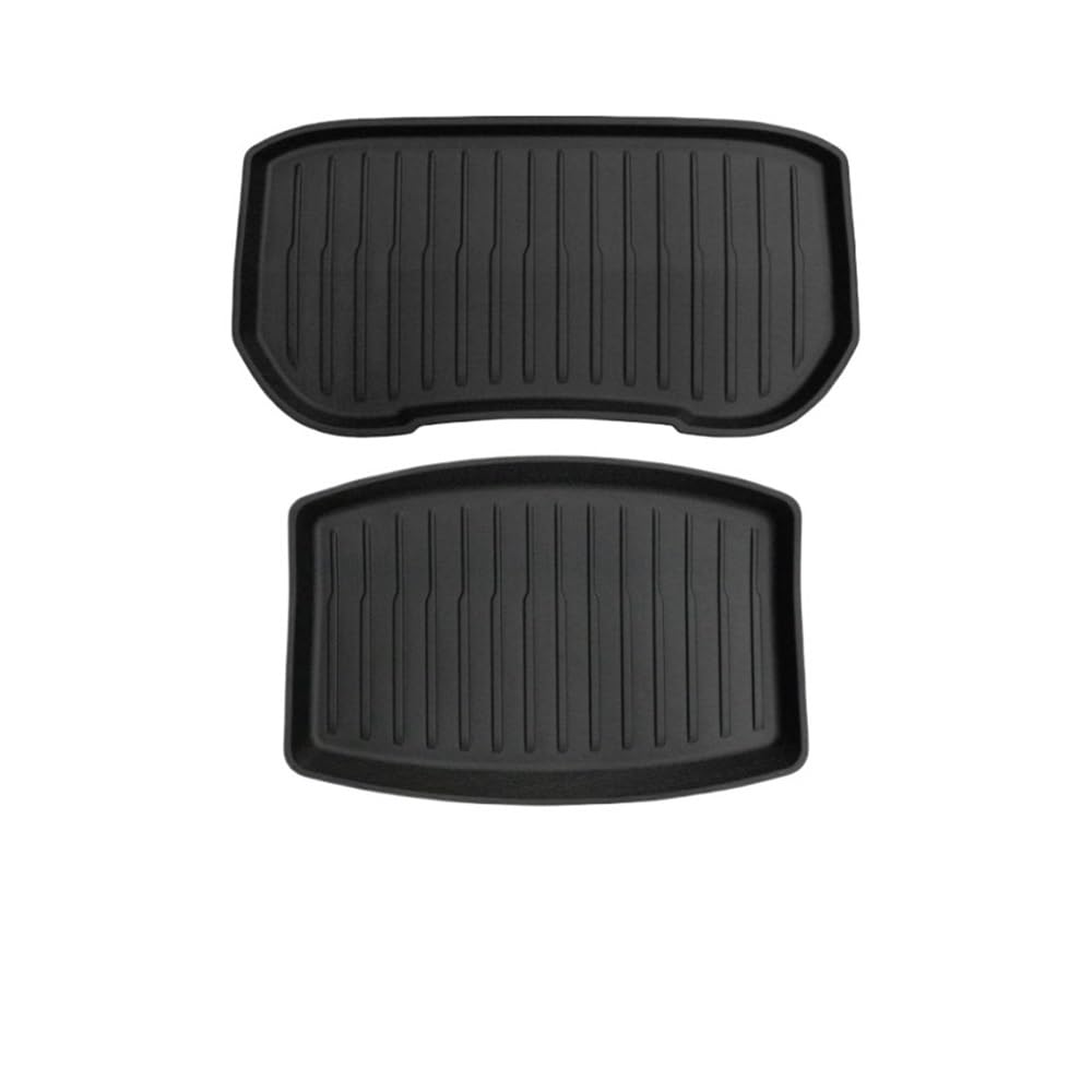 Auto-Gummimatte Für Modell 3 2024 Highland Fußmatten Cargo Liner Anti-Rutsch-Kofferraummatte TPE Pads Highland Zubehör von FUYRHP