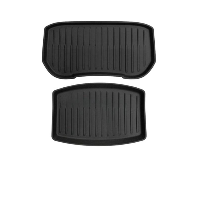 Auto-Gummimatte Für Modell 3 2024 Highland Fußmatten Cargo Liner Anti-Rutsch-Kofferraummatte TPE Pads Highland Zubehör von FUYRHP