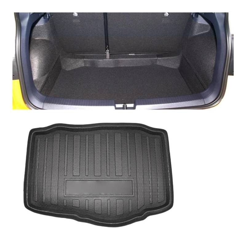 Auto-Gummimatte Für T-Cross 2018 2019 2020 Auto Hinten Trunk Cargo Mat Fach Boot Liner Boden Teppich Schutz Pad von FUYRHP