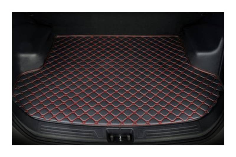 Auto-Gummimatte Kofferraum Matte Für Prado 5 Sitze 2016 2015 2014 2013 2012 2011 2010 Flache Seite Hinten Fracht Teppich Liner Abdeckung Schwanz Boot Pad von FUYRHP