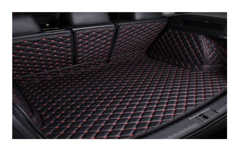 Auto-Gummimatte Kofferraum Matte Für Touareg 2008 2009 2010 2011 2012 2013 2014 2015 2016 2017 2018 Hinten Cargo Abdeckung Teppich Liner Schwanz Boot Pad von FUYRHP