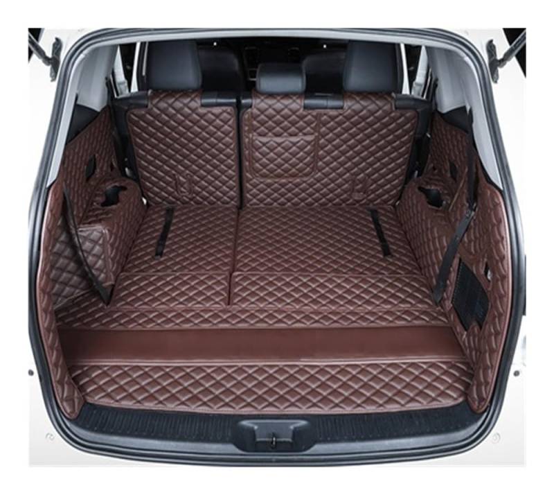 Auto-Gummimatte PU Kofferraum Matte Cargo-Liner Für Highlander 7 Sitze 2014 2015 2016 2017 2018 2019 Boot Teppiche Fracht von FUYRHP