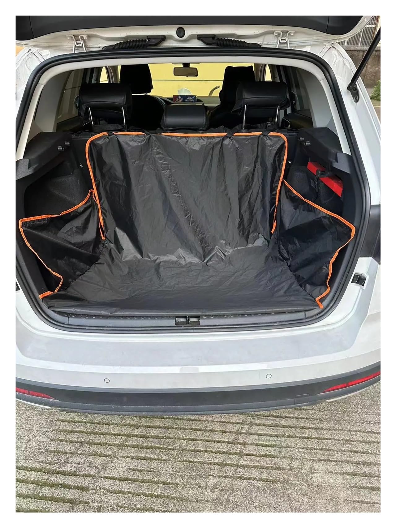 Auto-Gummimatte SUV Cargo Liner Kofferraum-Sitzbezug Für Den Hinteren Laderaum Automatte Für Haustier-Kofferraum Rücksitz-Isolationssitz Anti-Schmutz-Sitzkissen von FUYRHP